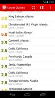 Latest Quakes