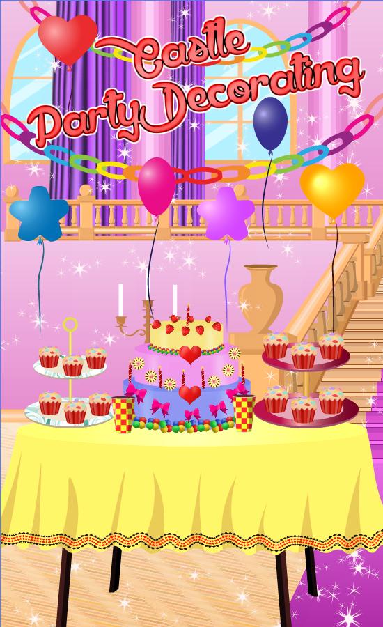 Girls Fashion Games - Castle Party Decorating