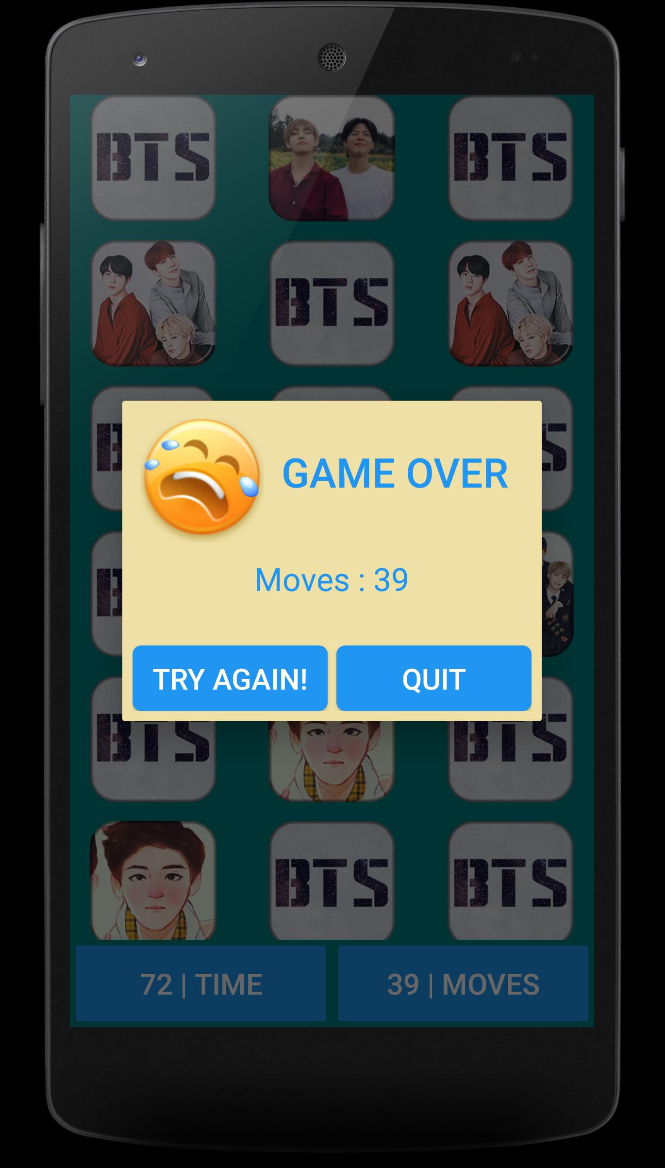 BTS Pair Game