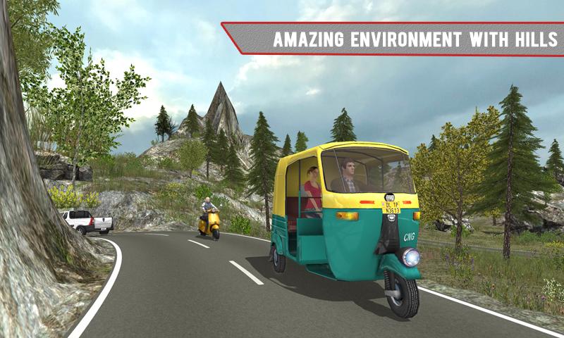 Tuk Tuk Auto Rickshaw Off Road