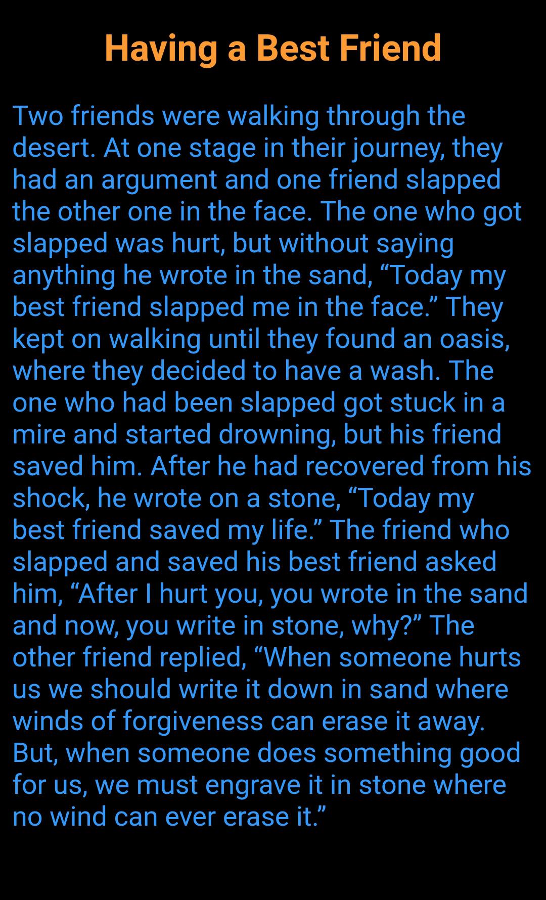Interesting Stories