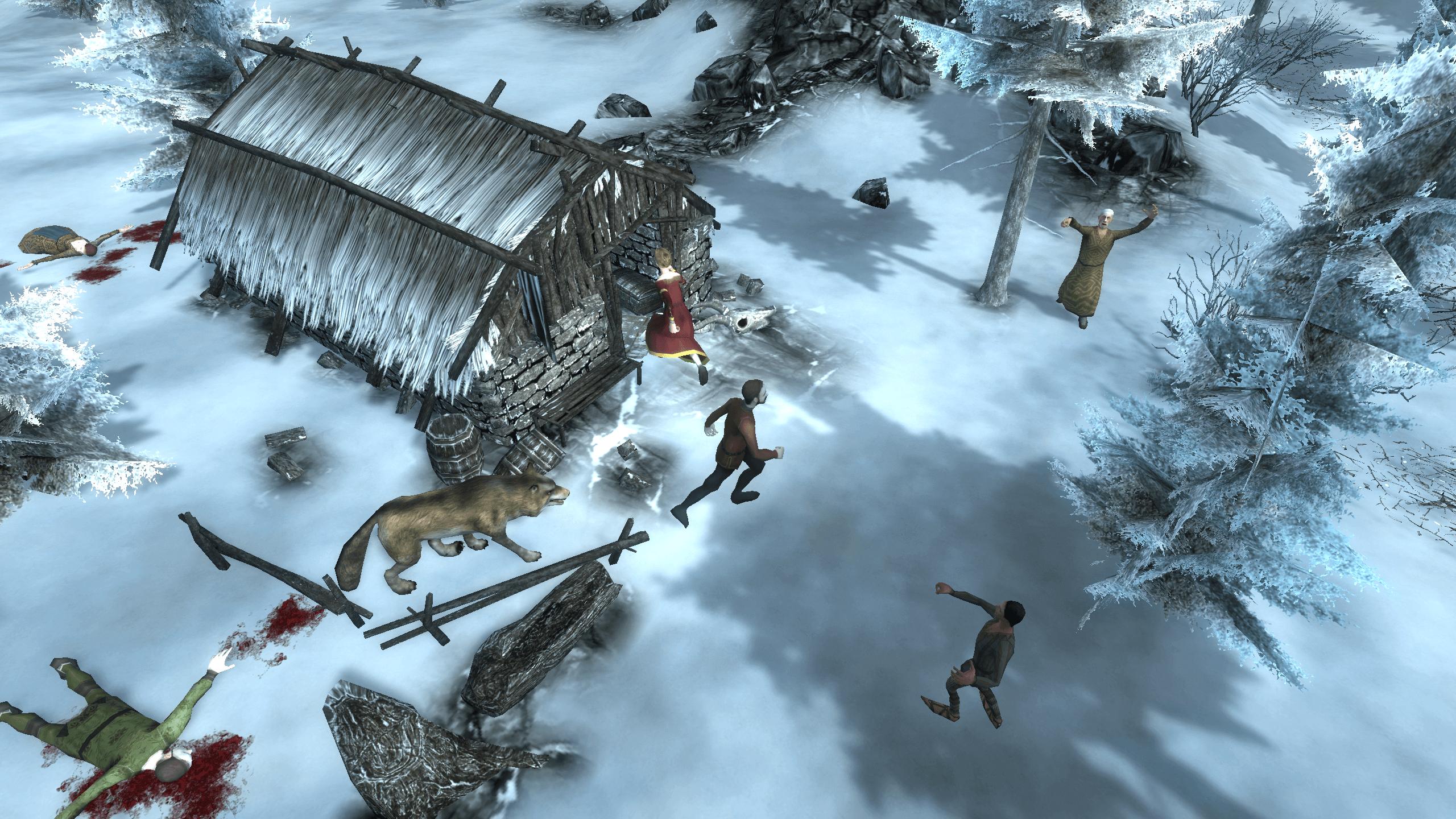 Dire Wolf Simulation 3D