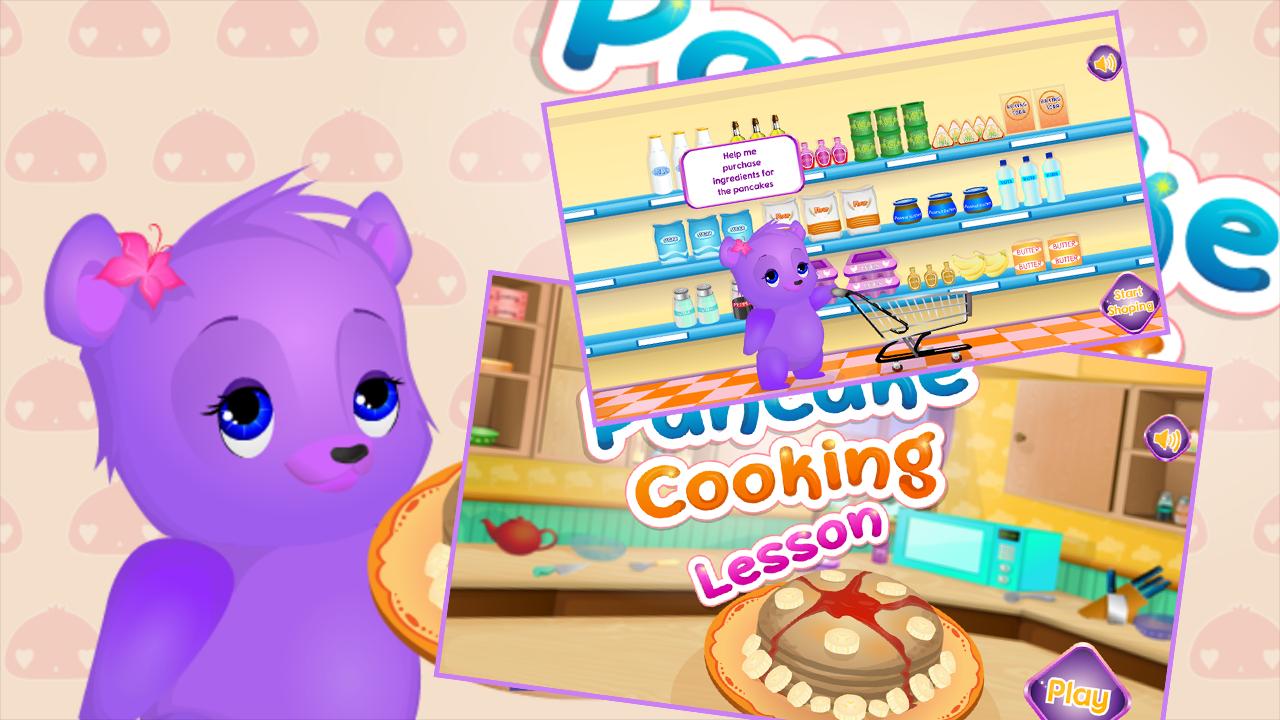 cooking pancakes