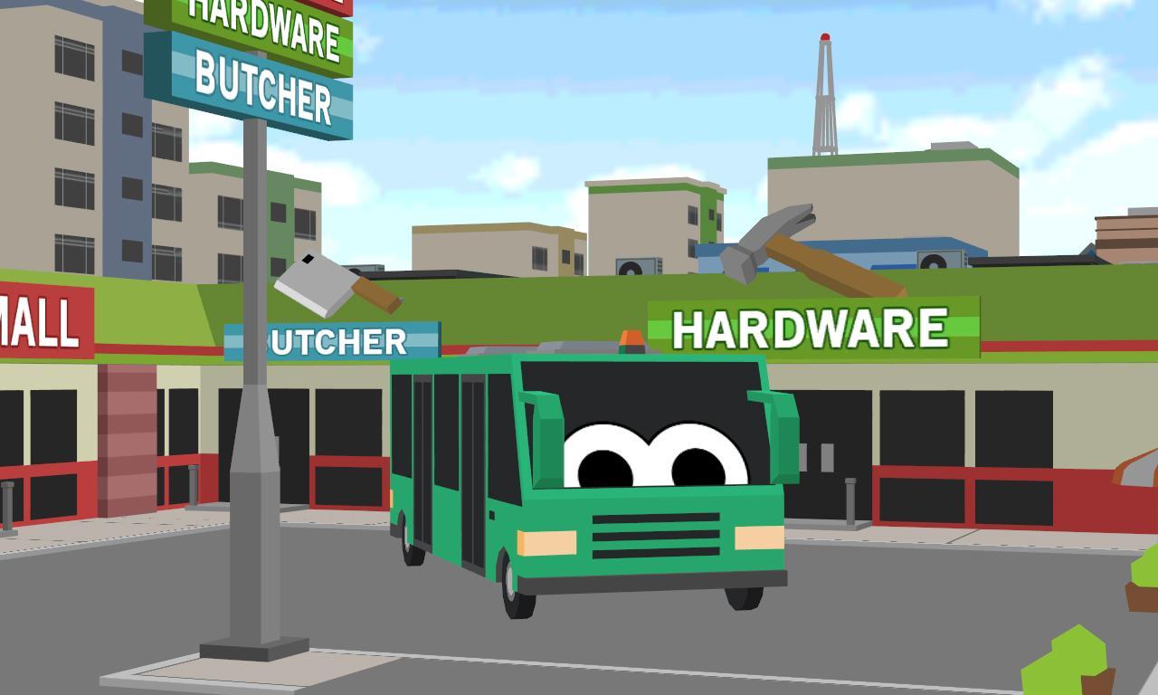 Blocky City Bus Sim Craft