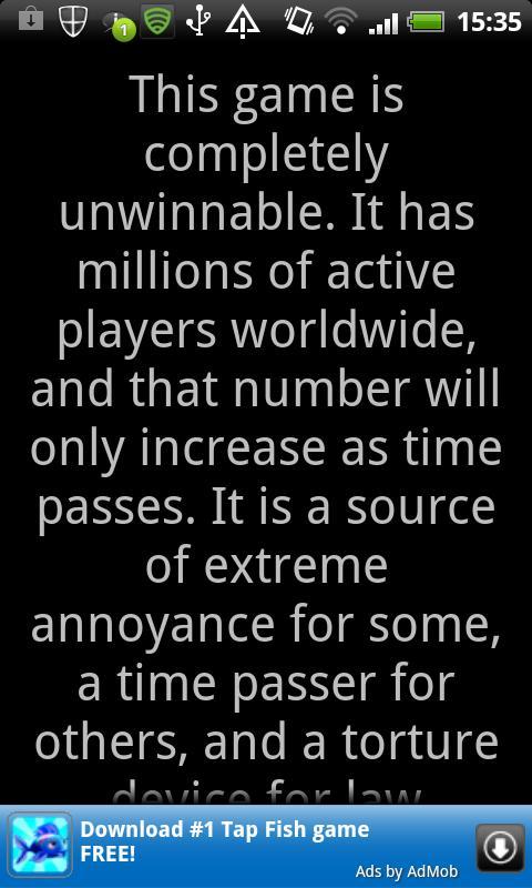 Unwinnable