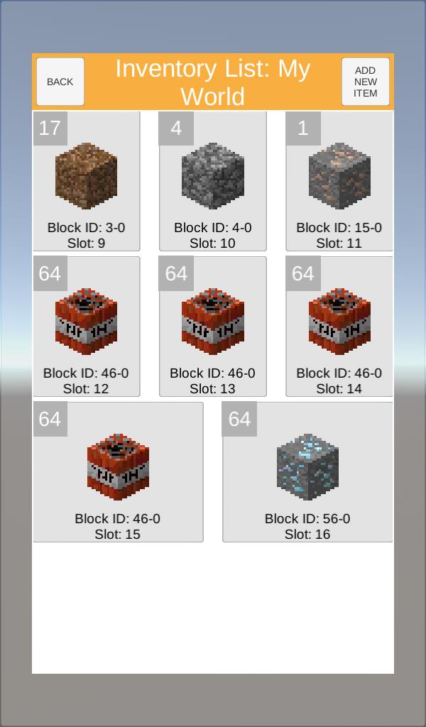 Inventory Editor for Minecraft