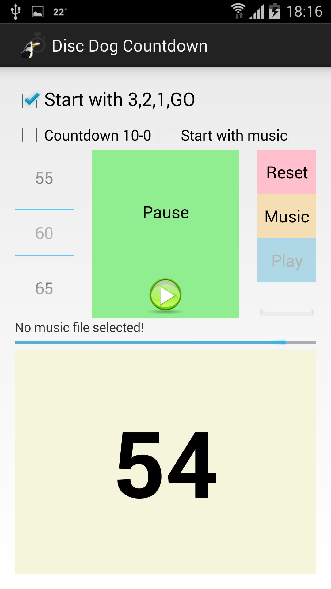 Disc Dog Countdown