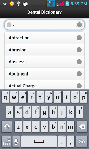 Dental dictionary