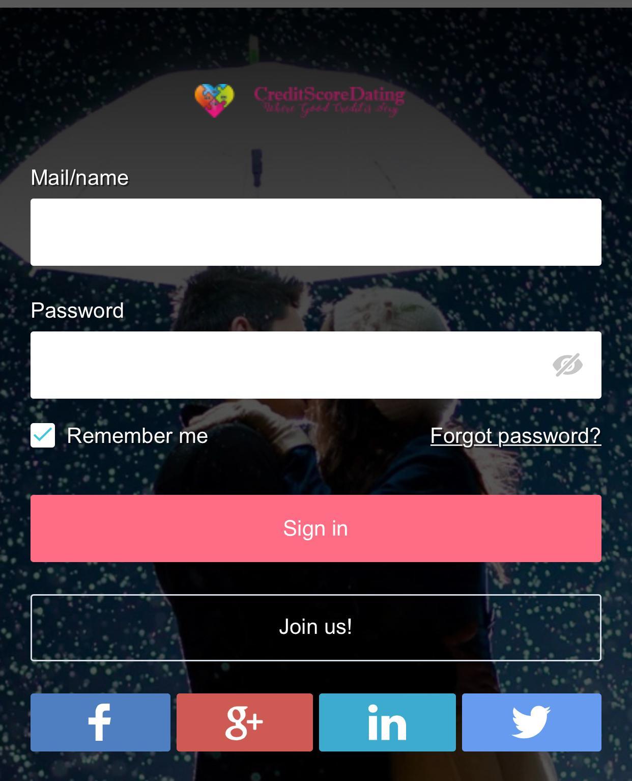 Credit Score Dating