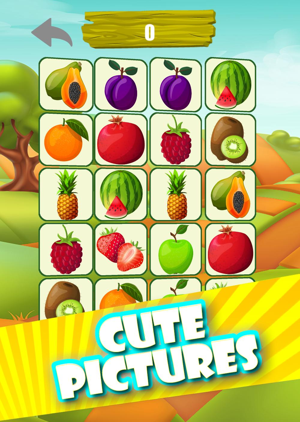Fruits Cards Match