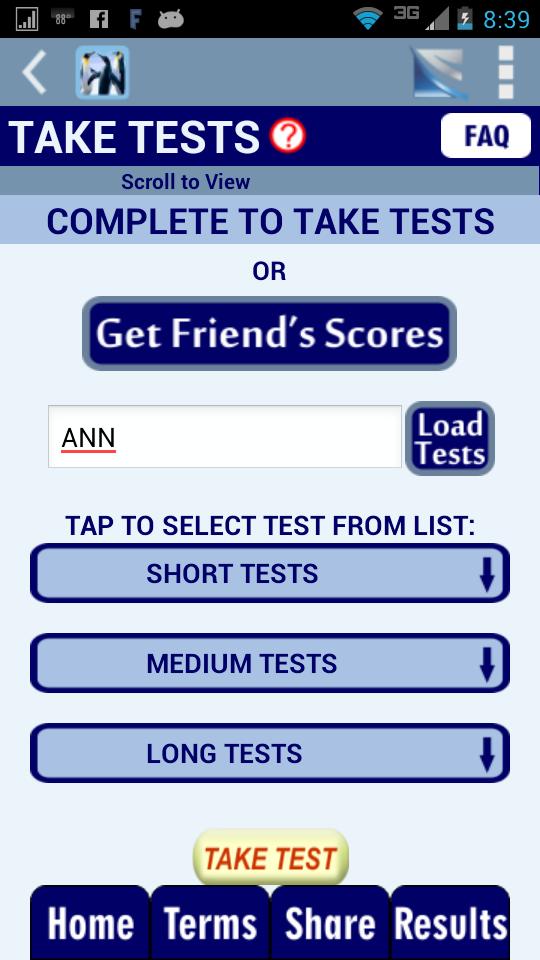 Know Your Relationships Tests