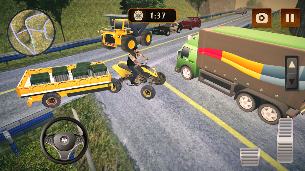 Offroad Quad Bike Transport 3D