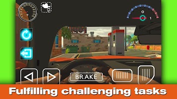 Racing in car 3D