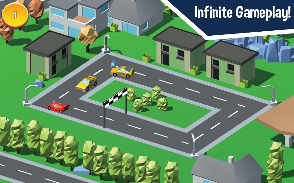 Toy Car Loop: Blocky Roads