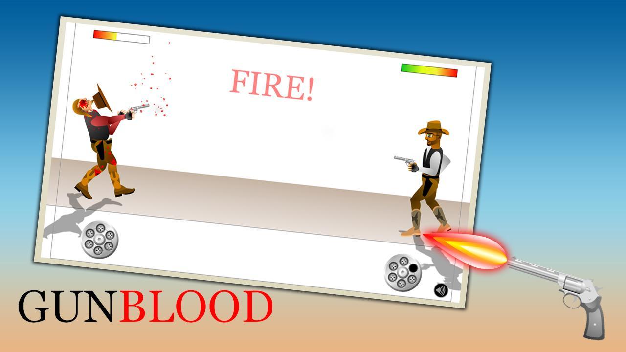 Western Cowboy Gun Blood 2
