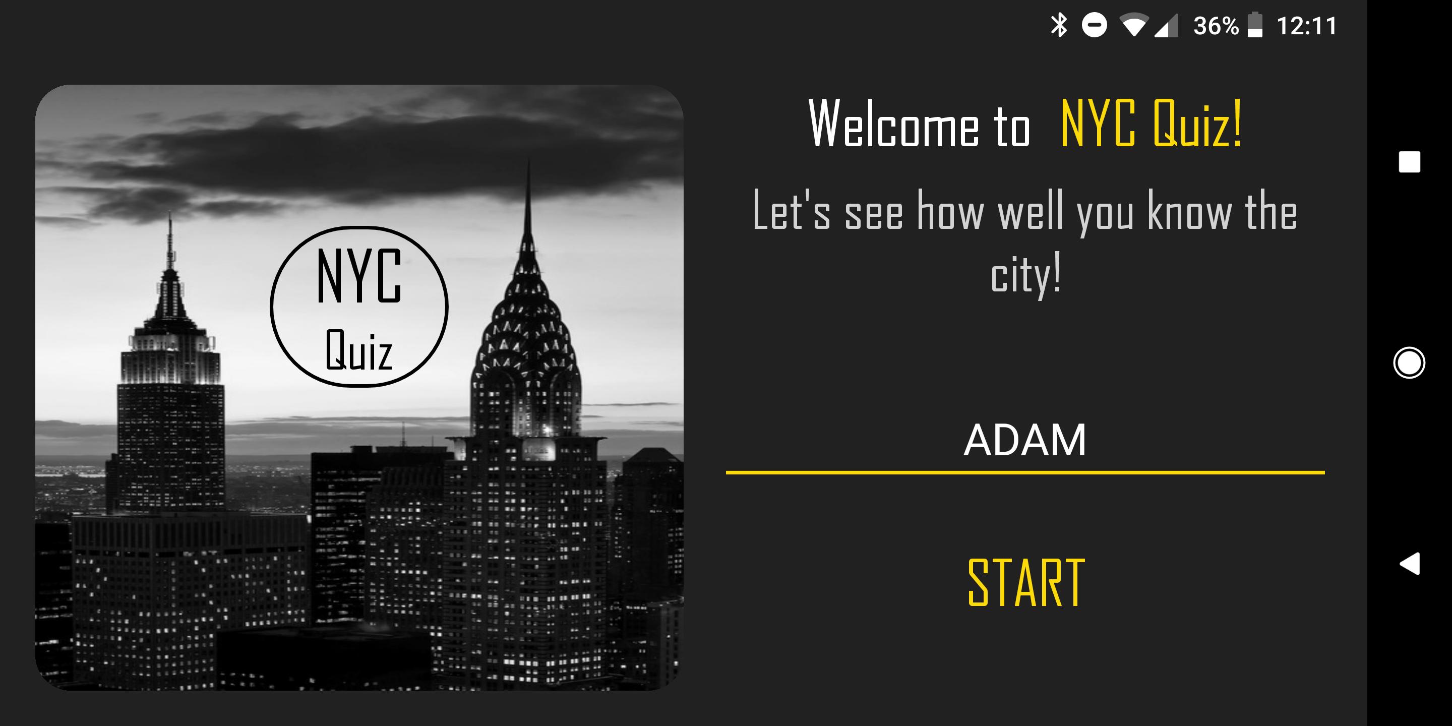 NYC Quiz