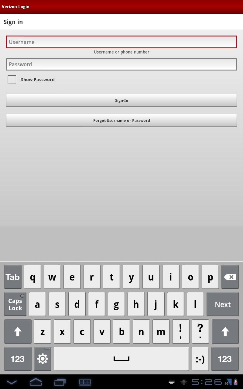 Verizon Login