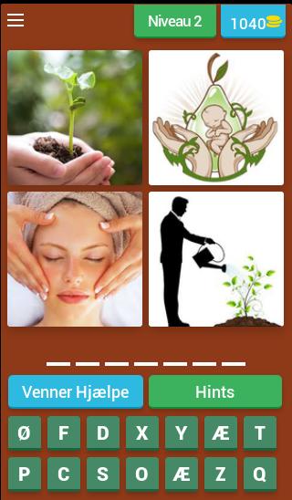4 billeder 1 ord