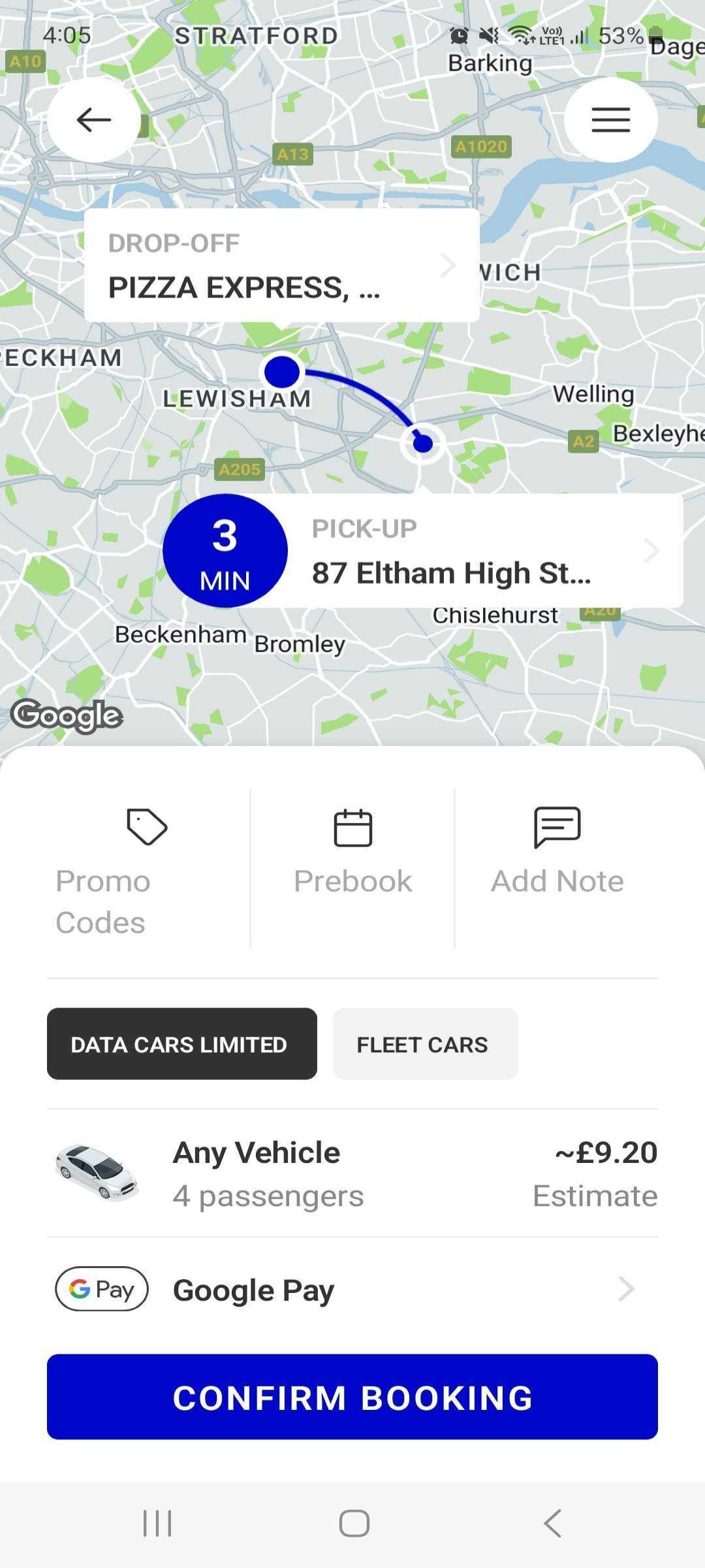 Data Cars