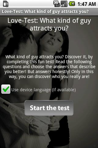 Boy Seduction Test