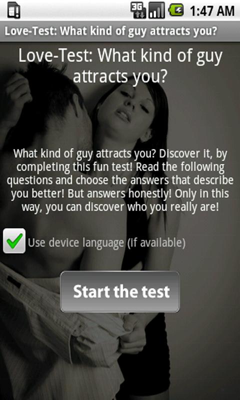 Boy Seduction Test