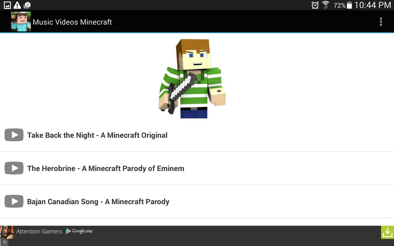 Music Videos in Minecraft