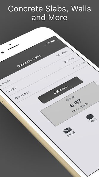 Concrete Calculator for Contra