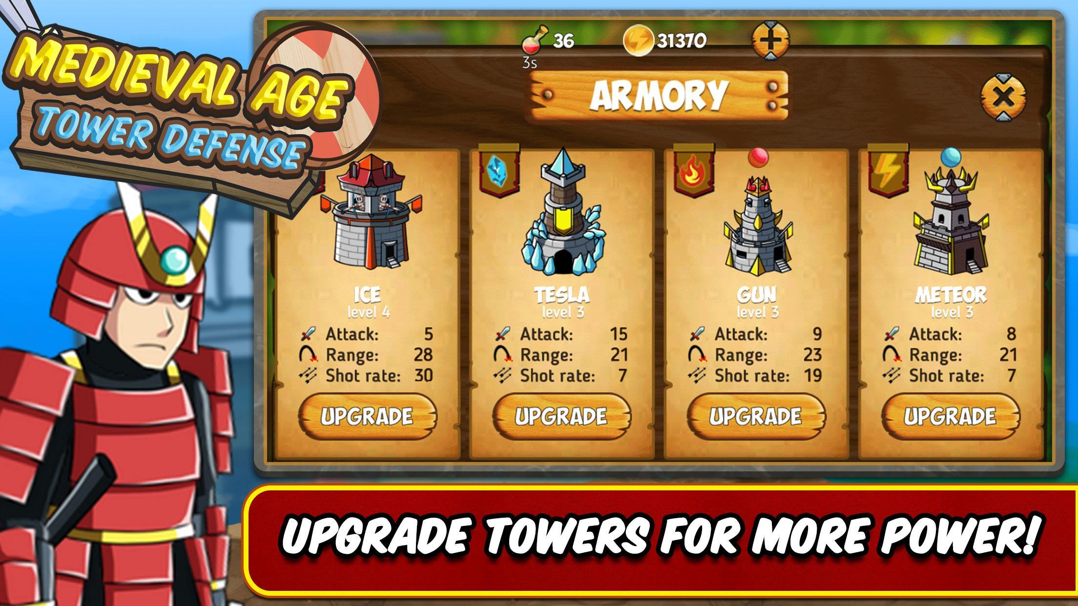 Medieval Age TD Strategy Game