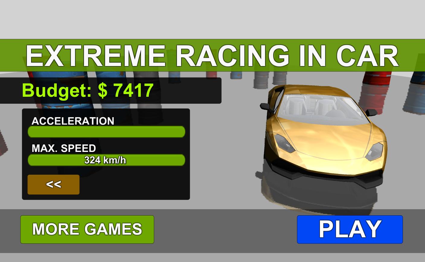 Extreme Racing In Car