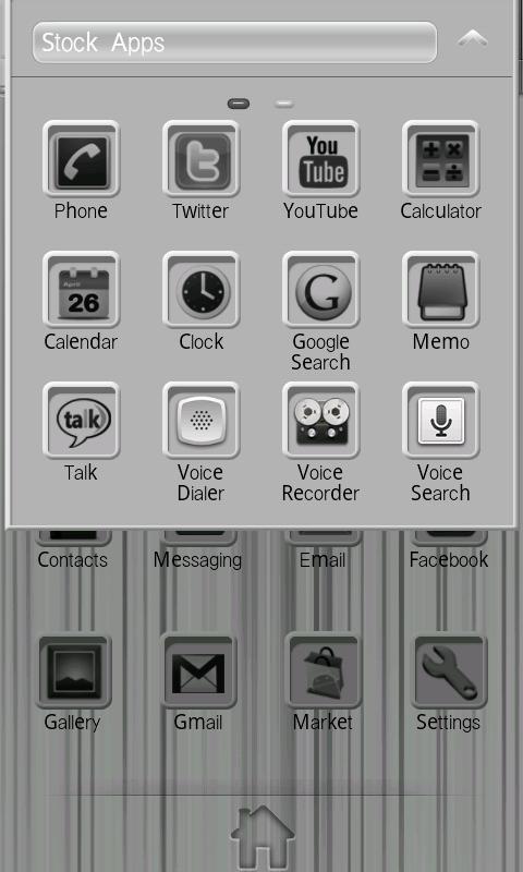 Whitewashed Go Launcher EX