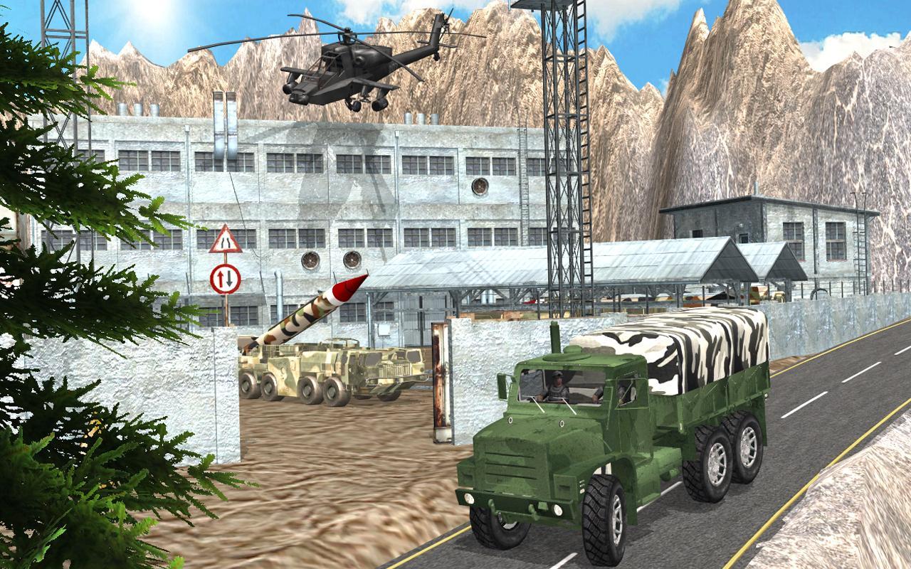 Drive Army Check Post Truck