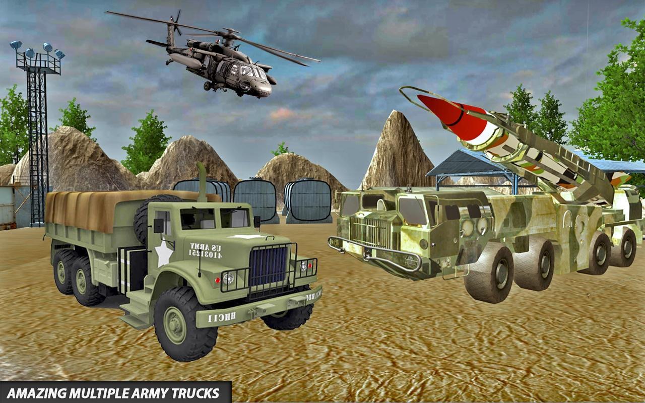 Drive Army Check Post Truck