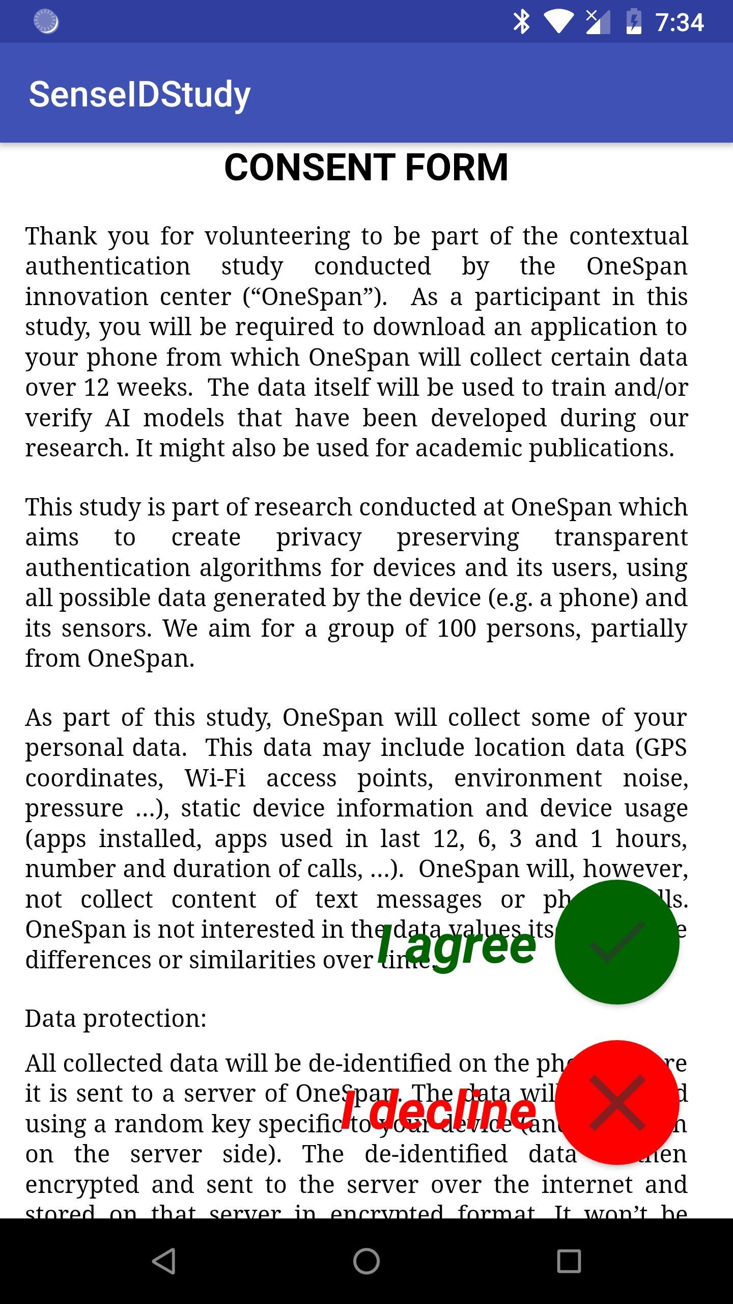 SenseIDStudy