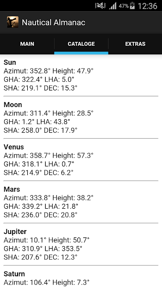 Nautical Almanac
