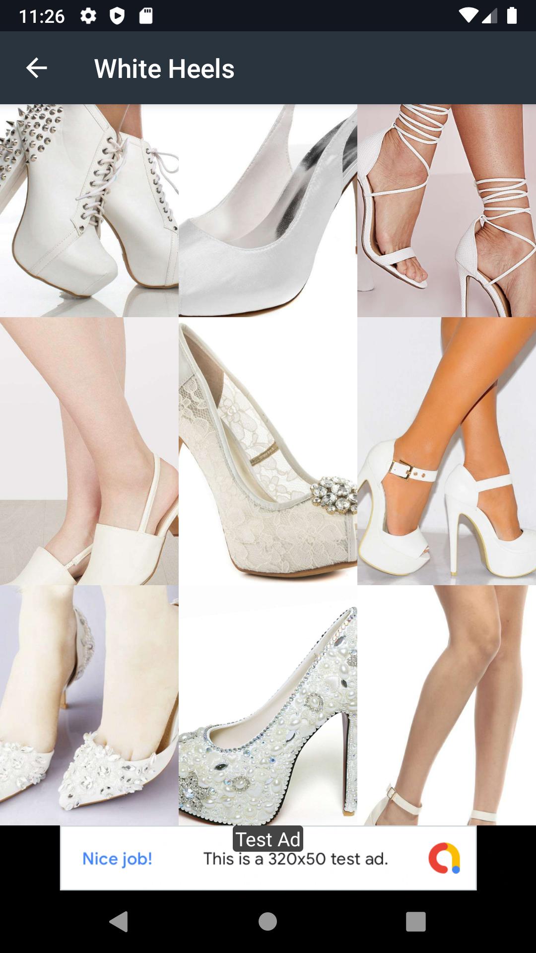 White Heels Design
