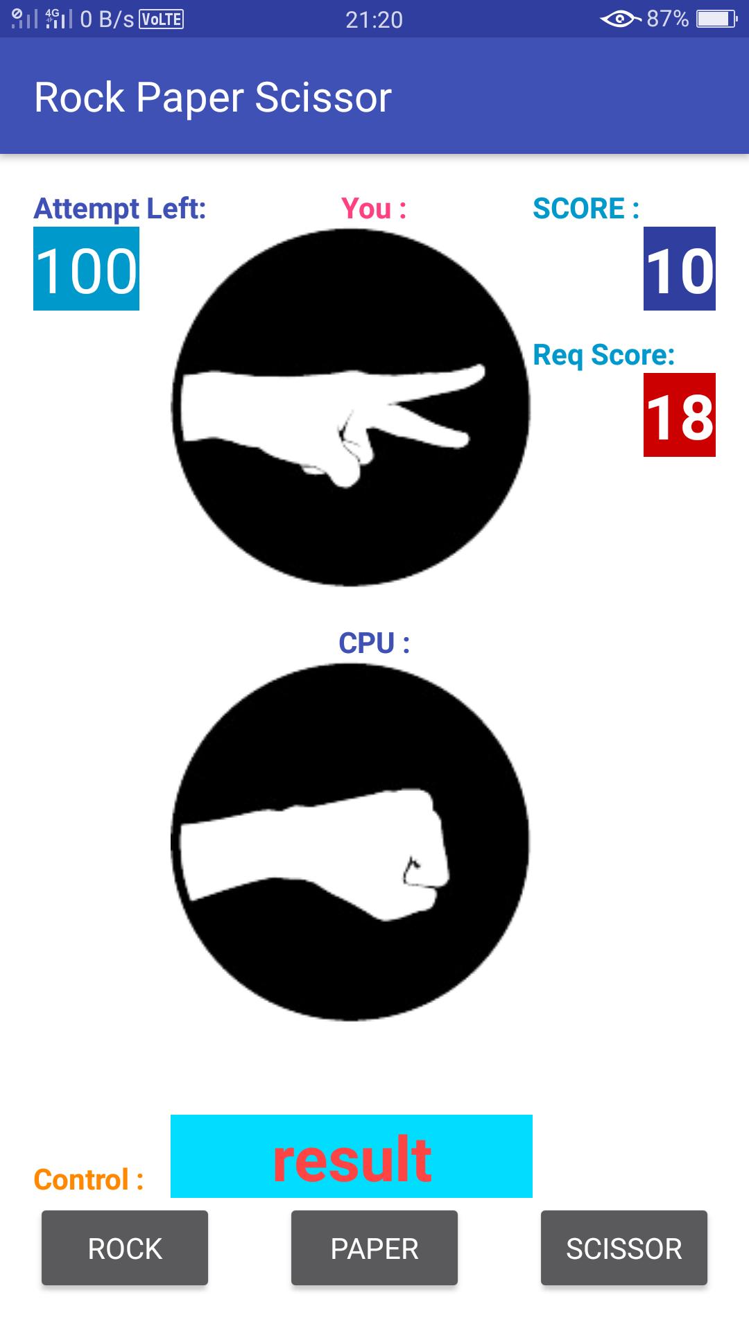Rock Paper Scissor