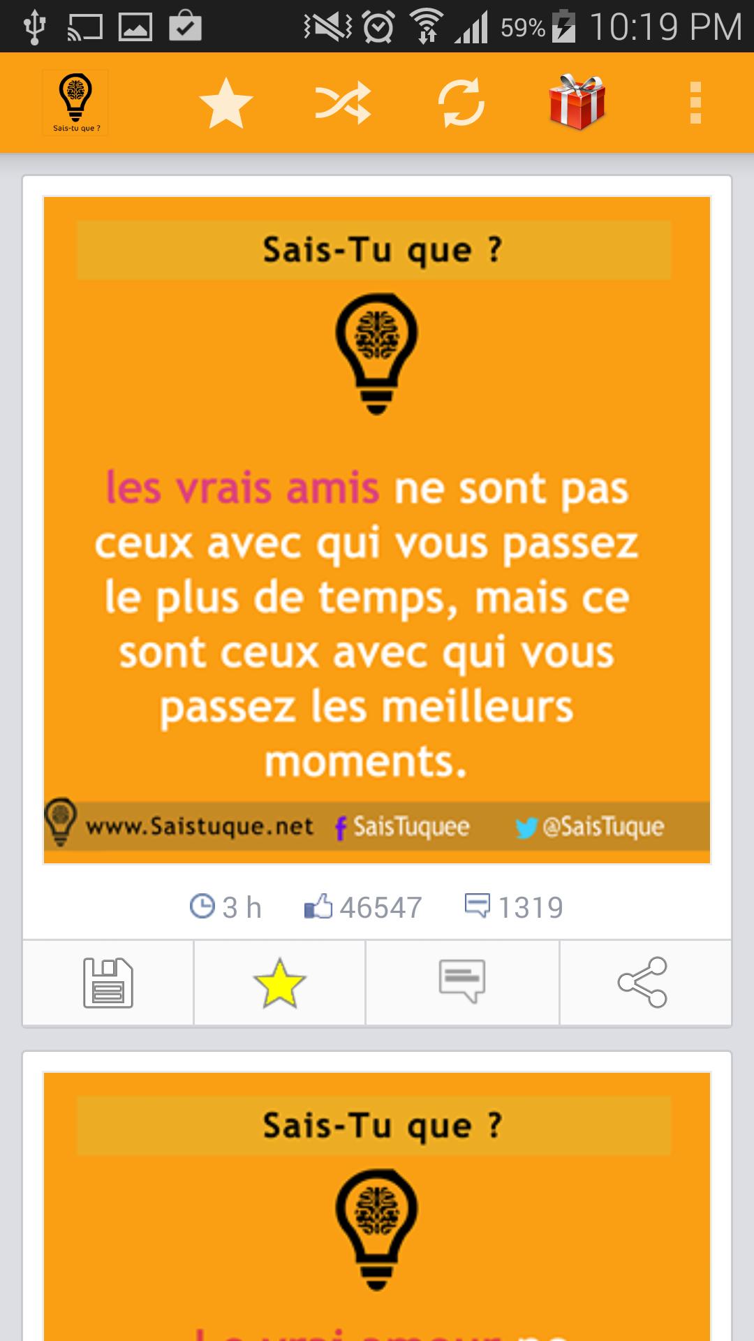 Sais-tu que?