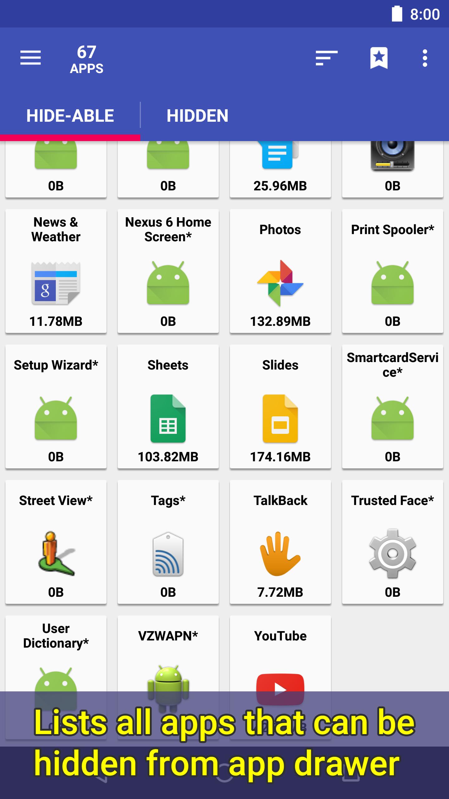 2 Hide Apps