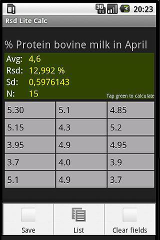 Rsd Lite Calculator