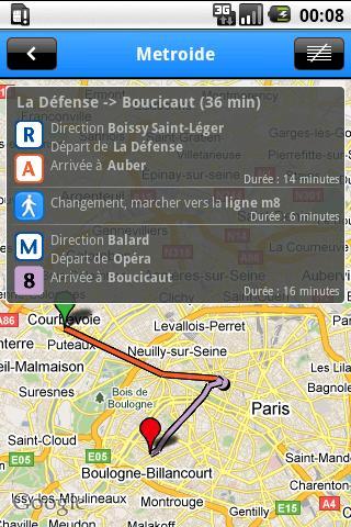 Metroide lite, metro Parisien