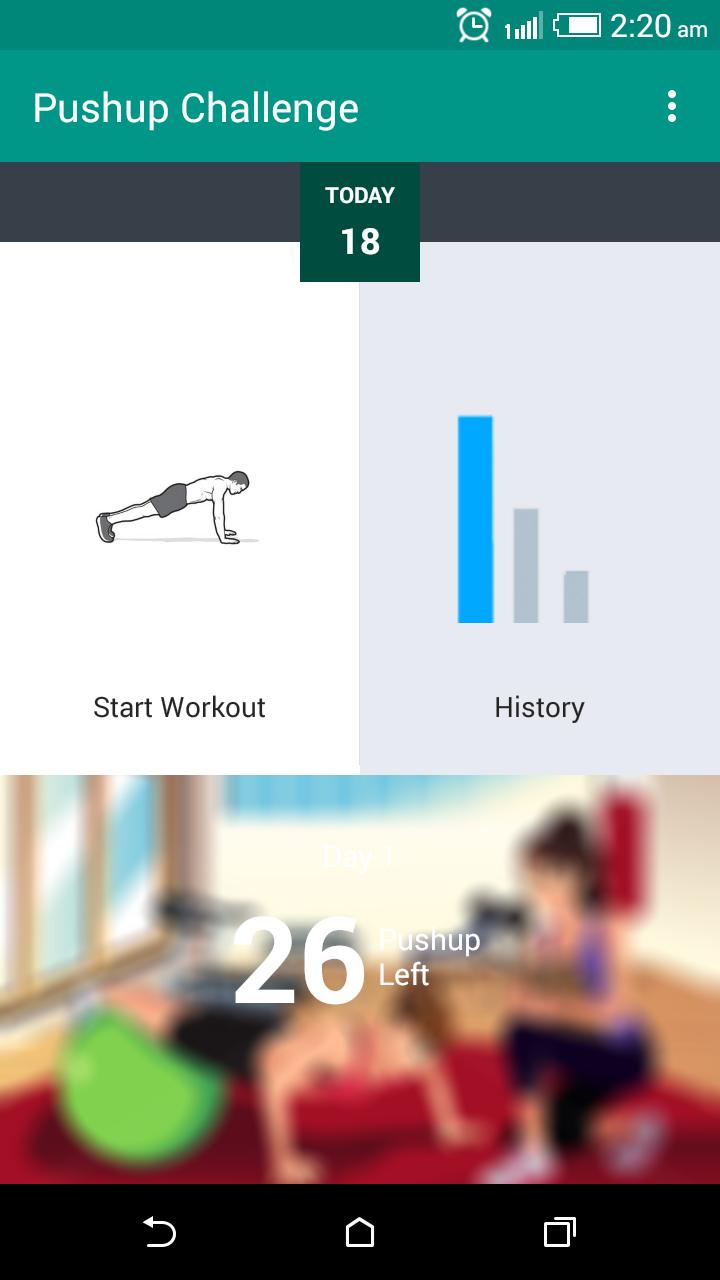 30 Day Pushup Challenge