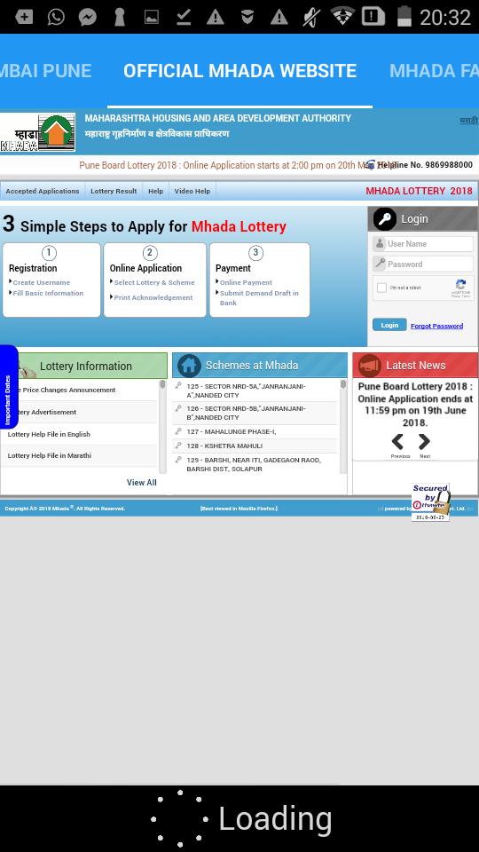 MHADA Lottery Info