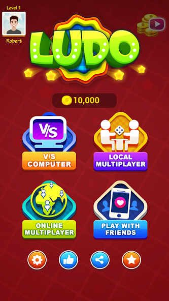 Ludo Family Dice Game
