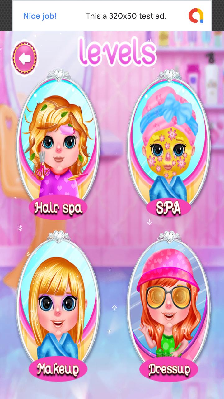 Baby Girl Beauty Salon Hair Spa Makeup Dress