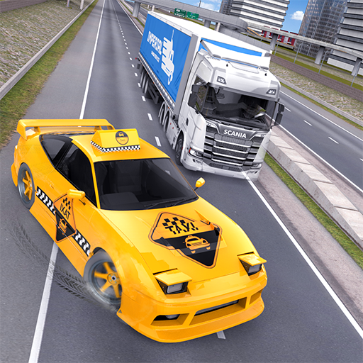 Taxi Traffic Car Racing Games