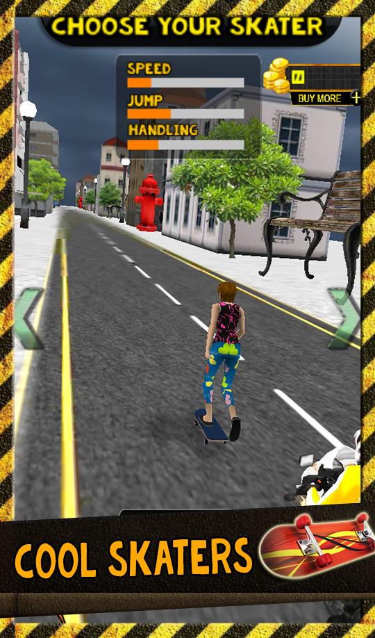 City Skate Surfer