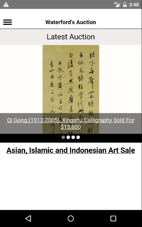 Waterford's Auction
