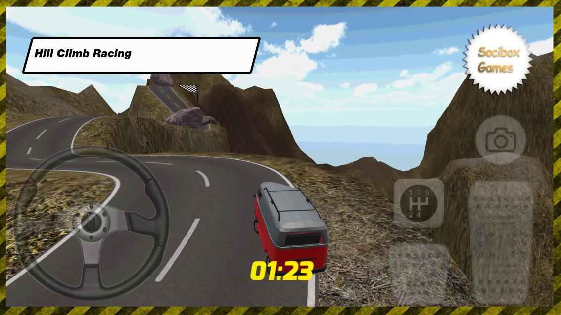 Real Minibus Drift in Mountain