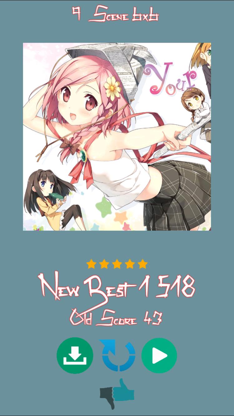 Tile Puzzle - Anime Girls