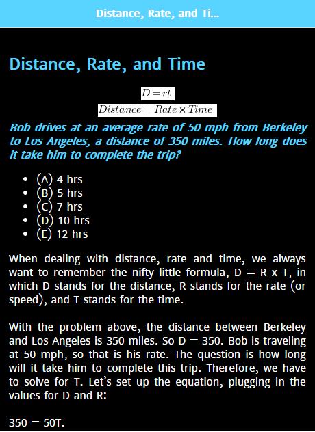 GRE Math Prep